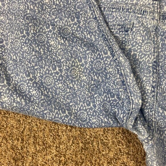 SALE OF JORDACHE SKINNY CROP WOMEN FLORAL JAMES SIZE 14 - Picture 8 of 13